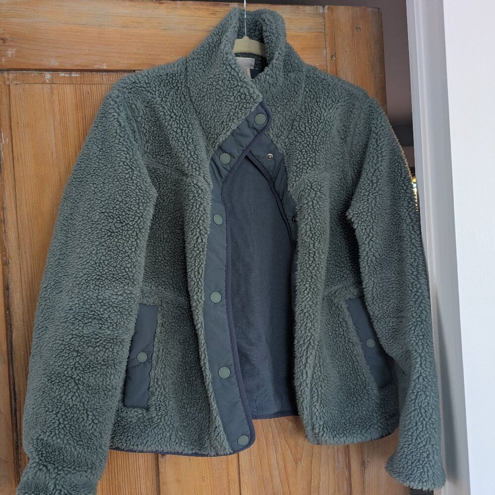 LL Bean Snap Fleece Jacket